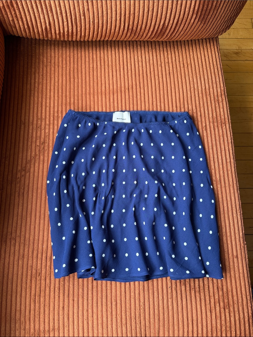 REFORMATION Navy with White Dots